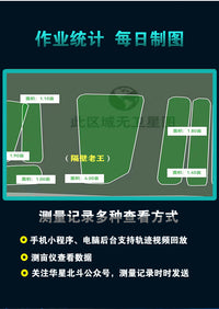 华星小北N80高精度收割机拖拉机车载测亩仪北斗双录影像土地测量  N70双摄像头+5G手机远程