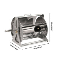 Wall Mounted Hose Reel Space-Saving Outdoor Storage Tangleclear for Yard