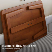 Foldable Bed Tray Multipurpose Folding Laptop Table Integrated mug Holder