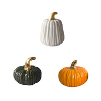 European Creative Three-Color Ceramic Pumpkin Decorative Ornament