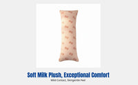 Long Plush Pillow, Milk Plush, Cute Celestial, Girls' Bedroom, Bedside, Sofa, Removable Cover