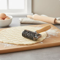 Pastry Lattice Roller Consistent Grid Cuts Baking Tool Easy to Use