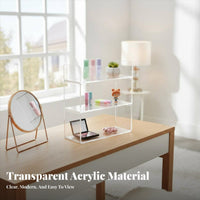 Tiered Display Shelf Multitier Design Tiered Cosmetic storage-spaceSaving
