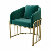 Wireframe Armchair Nordic design Single Sofa Sturdy Iron Frame Minimalist Design for Interior Decorators, perusing corner