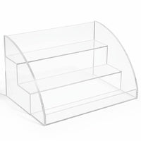 Stair-Step Display Riser Space-Saving Countertop Organizer Multifunctional