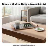 Acrylic Serving Tray Zigzag Pattern Acrylic Tray Home Organizer Rounded Corners Household Storage Shallow Open for Display