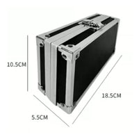 Rustproof Aluminum Tool Box Reinforced Corners Small Metal Briefcase Heavy Duty Portable Hard Case Shockproof