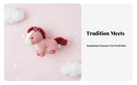Soft Horse Keychain Adorable Design Cute Horse Soft Ie Standing Foal Doll Symbol Stuffed Foal Accessory Gentle Feel for Adults