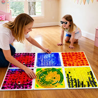 30cm Textured Liquid Floor Mat for Foot Massage and Sensory Play