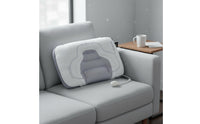 Inflatable Neck Pillow Breathable Sleep Accessory Ergonomic Design for Adults