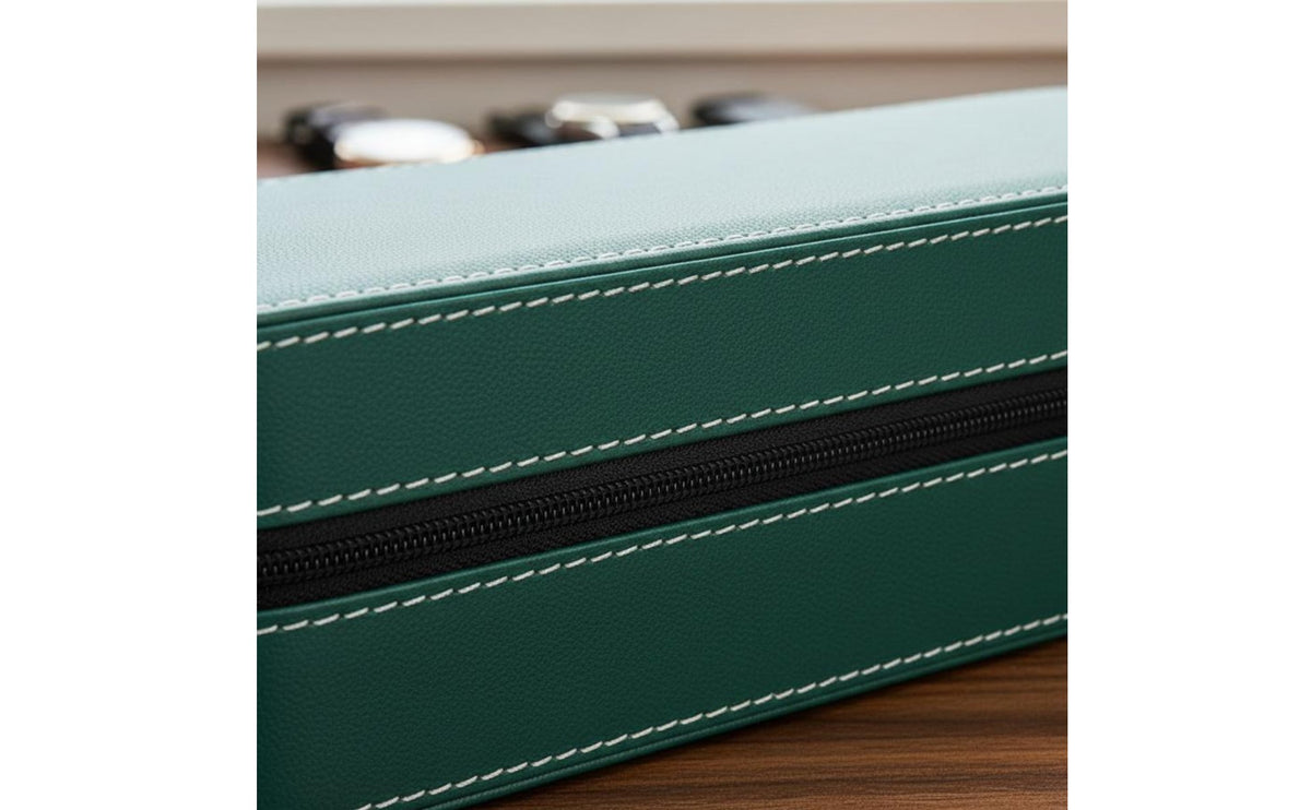 PU Leather Watch Storage Box Fastener Closure PU Leather Watch Organizer Wristwatch Storage Box Soft Interior Lining