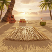 Paper Hula Skirt Layered Hula Skirt with Elastic Waistband Decorative for Luau