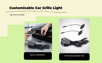 APP RGB car grille light