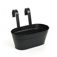 Planter with Hooks Oval Hanging Basket Easy to Install for Gardeners