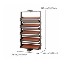 Rotating Shoe Rack Large Capacity Rotating Shoe Organizer Space Saving Cabinet Insert for Apartment Dwellers, Homeowners, Entryway, Hallway, Mudroom