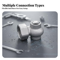 High Flow Hollow Cone Spray Nozzle Stainless Steel Vortex Nozzle Forged for Dust Suppression, Desulfurization
