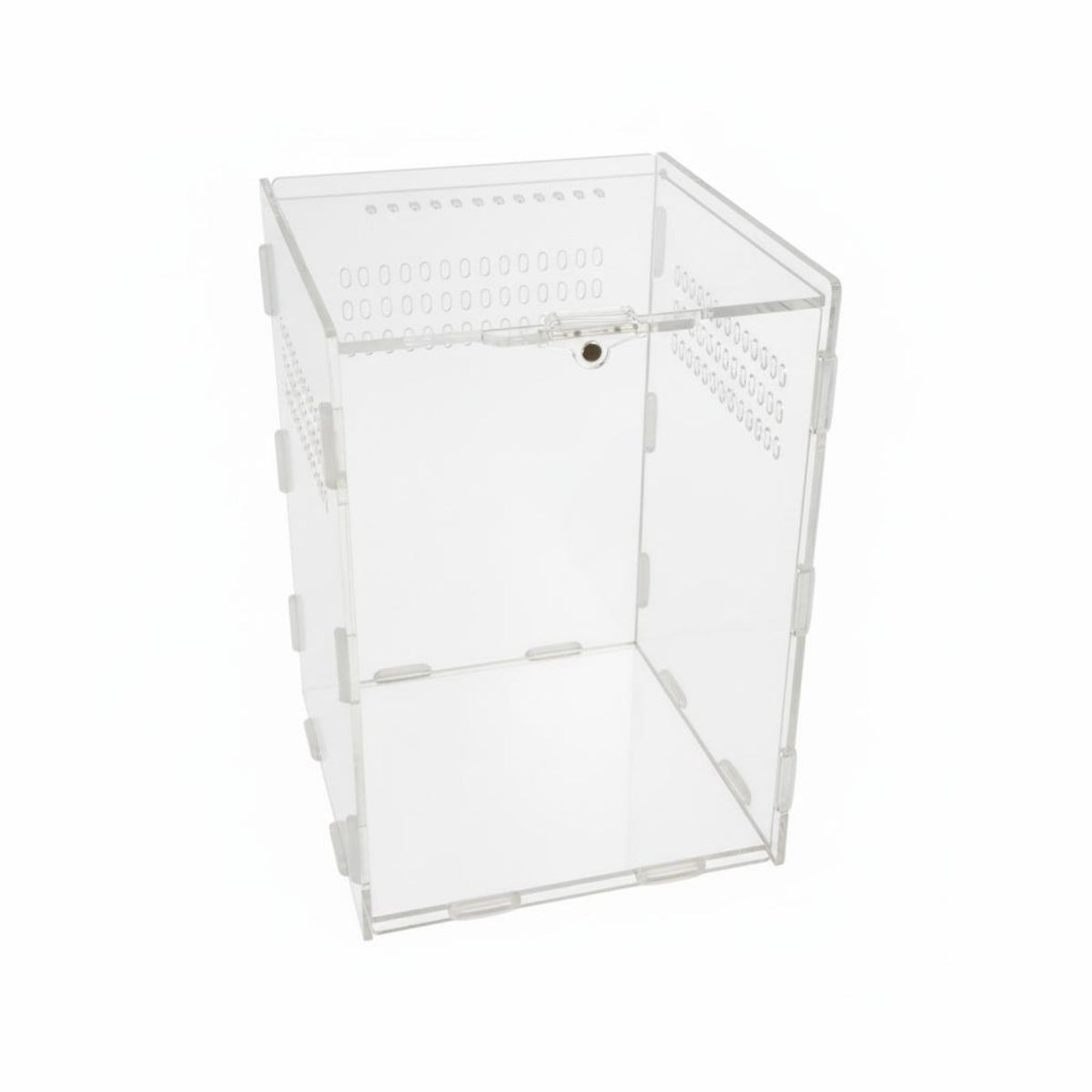 Acrylic Reptile Habitat High Clearness Acrylic Reptile Tank Easy to Install Clear Box for Tabletop, Desktop, Shelf Display
