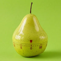 Mechanical Kitchen Timer Decorative Style Pear-Shaped Timer Mini Size