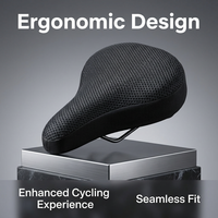 Padded Bike Seat Cover, Seat Cover Men Women, Bike Seat Cover for Beginners, Padded Bike Seat Cover, Gel Padded Bike Seat for Commuting
