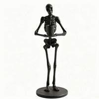Skeletal Candle Holder Halloween Home Decor Black for Party