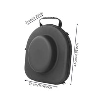 Hard Shell Hat Travel Case Safeguarding Brimmed Hat Case Portable Lightweight for Travelers, Commuters, Flights