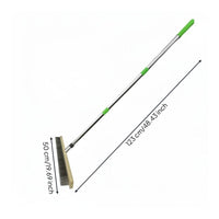 Stainless Steel Deck Scrub Brush Hard Filament Stainless Steel Floor Brush Rust Resistant for Pool