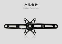 EVOSID Road Bike Crankset 3-Bolt Chainring CNC Lightweight 40-50T for Gravel and Folding Bike Modification