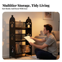 3-Tier Rolling Mobile Storage Single-Piece Mobile Design Wheeled Shelf Large