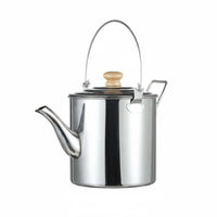 Camping Kettle Construction Portable Outdoor Teapot Hanging Bail Handle Kettle for Campers, Hikers, Hiking, Picnic