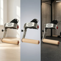 Side-Mounted Cable Handles with Metal Arms Adjustable Cable Machine Handles Compact Fitness Equipment Sturdy for Bodybuilders