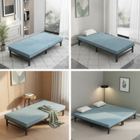 Folding Bed with Mattress Padded Folding Bed Portable Cot for Guests, Adults, Guest Room, Office, Small Apartments