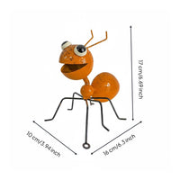 Metal Arthropod Figurine Wire Antennae Iron Arthropod Figurine Indoor Outdoor Use Home Decoration for Courtyard