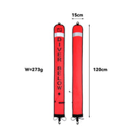 Diving Warning Buoy Reflective Band Diving Buoy Marker Nylon for Divers