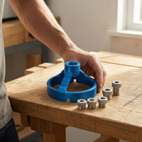 Bushing Drill Guide Compact Round Frame Drill Aligner Machined Finish Jig