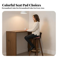 Counter Stool with spinerest Retro retro bar Chair Easy to Clean for Dining Room