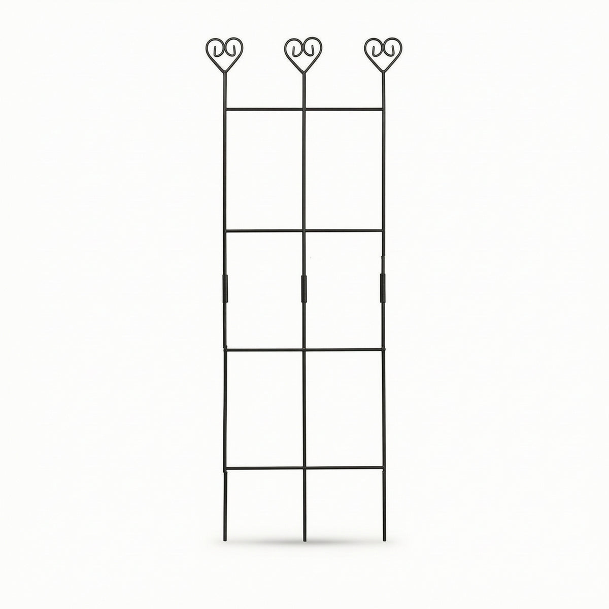 Garden Trellis with Heart Tops Decorative Climbing Plant Trellis Metal
