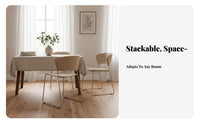 Molded Spinerest Chair Stackable Indoor Seating Nordic Design Modern Design for Homeowners, Business Owners, Cafe, Office