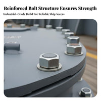 Sturdy Construction Marine Manhole Cover Heavy Duty Ship Inspection Port Cover Boat Deck Entry Plate for Shipyard Workers, Maintenance Crew, DIY Enthusiasts, Ships, Shipyards, Tanks