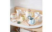 12 Pieces Pretend Tea Party Set Toy Tea Set Smooth Edges Child Plaything for Nursery School