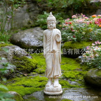 中式禅意风格仿古佛像树脂工艺品装饰摆件寺庙户外装饰人物摆件