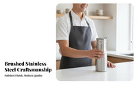 Korean Design Stainless Steel Pitcher with Lid Long-Lasting Stainless Steel Water Jug Rust-Proof Large Capacity Tea Pot Easy to Clean for Restaurant Team, Office Workers, Restaurants, Kitchen, Dining Room, Parties