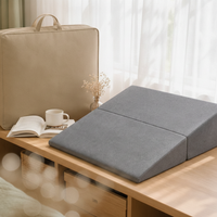 Trapezoid Slope Cushion Elevated Ramp Pad Textured for Bed, Adults