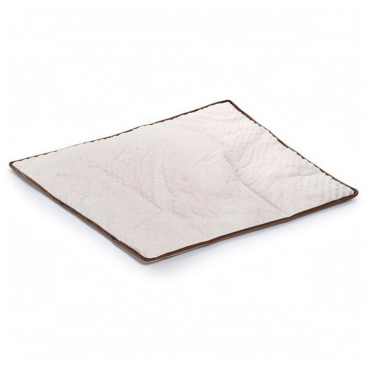 Weighted Dog Blanket Soft Calming Dog Blanket Brown Trim