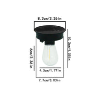 Solar Filament Bulb Waterproof Yard Decor Long Lasting for Outdoor, Balcony