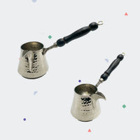 土耳其进口铜包镍咖啡壶木手柄复古宫廷风鹰嘴壶爱喝咖啡的丹尼斯
