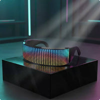 Bluetooth LED Glasses App Control LED Glasses RGB for Club, Partygoers, Clubbers