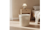 Laundry Hamper Sturdy Cotton Rope Hamper Woven for Bedroom, Nursery, Homeowners
