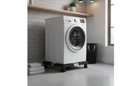 Adjustable Appliance Stand Versatile Adjustable Fridge Stand Sturdy Feet Rolling Washer Pedestal for Laundry Room