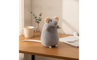 Stuffed Mouse Toy Compact Mouse Stuffed Toy Adorable Lightweight for Collectors, Shelf Display, Desk Decor