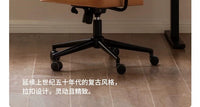 电脑椅久坐电竞椅沙发椅舒服老板椅办公椅座椅宿舍靠背椅书桌椅子 皮艺-白色黑框【升降逍遥功能】 尼龙脚